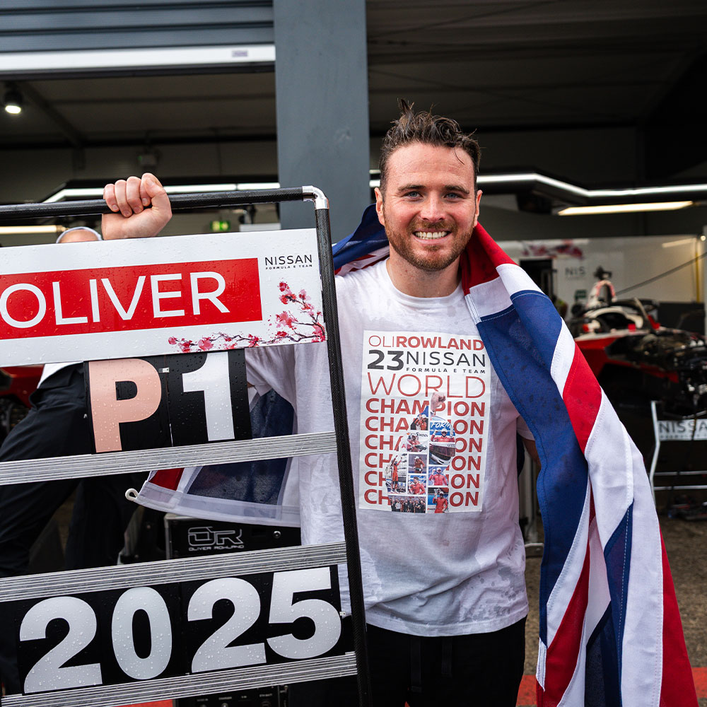Oliver Rowland, champion du mode de Formule E